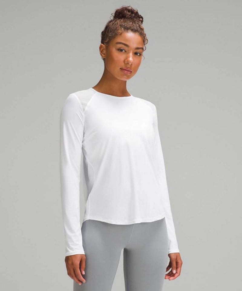 Camisa Manga Larga Lululemon Sculpt Mujer Blancas Chile | 516XTPGMK