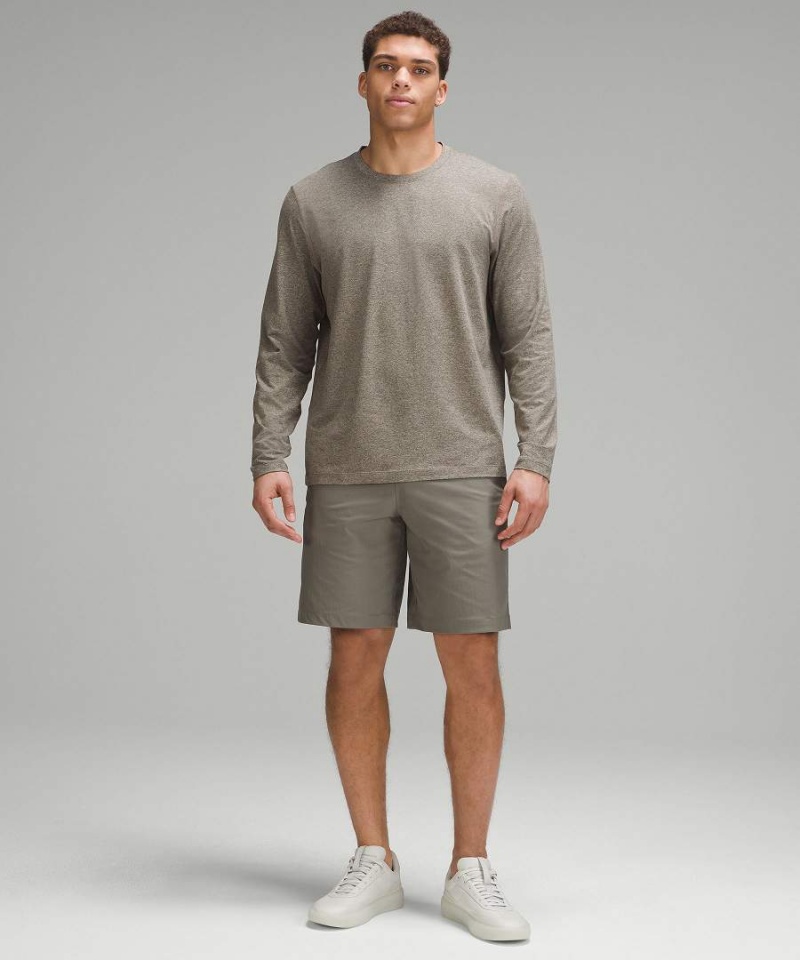 Camisa Manga Larga Lululemon Soft Jersey Hombre Marrones Chile | 851GOFHPT