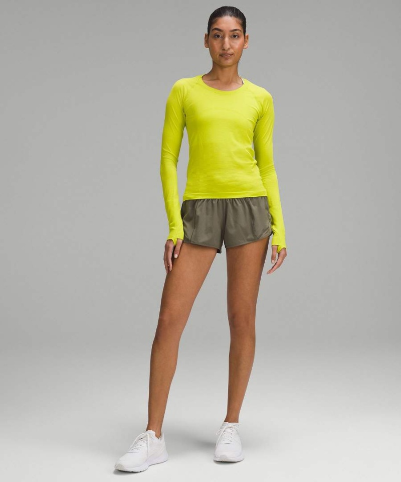 Camisa Manga Larga Lululemon Swiftly Tech 2.0 Race Length Mujer Moradas Moradas Chile | 279CFZMEL