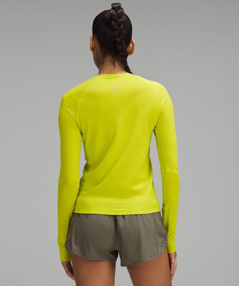 Camisa Manga Larga Lululemon Swiftly Tech 2.0 Race Length Mujer Moradas Moradas Chile | 279CFZMEL