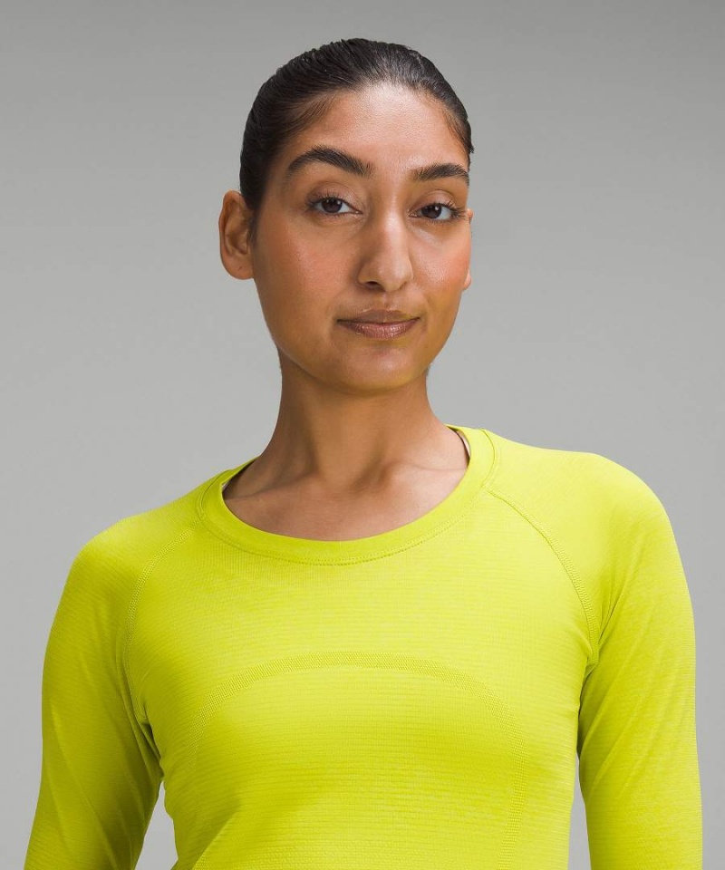 Camisa Manga Larga Lululemon Swiftly Tech 2.0 Race Length Mujer Moradas Moradas Chile | 279CFZMEL