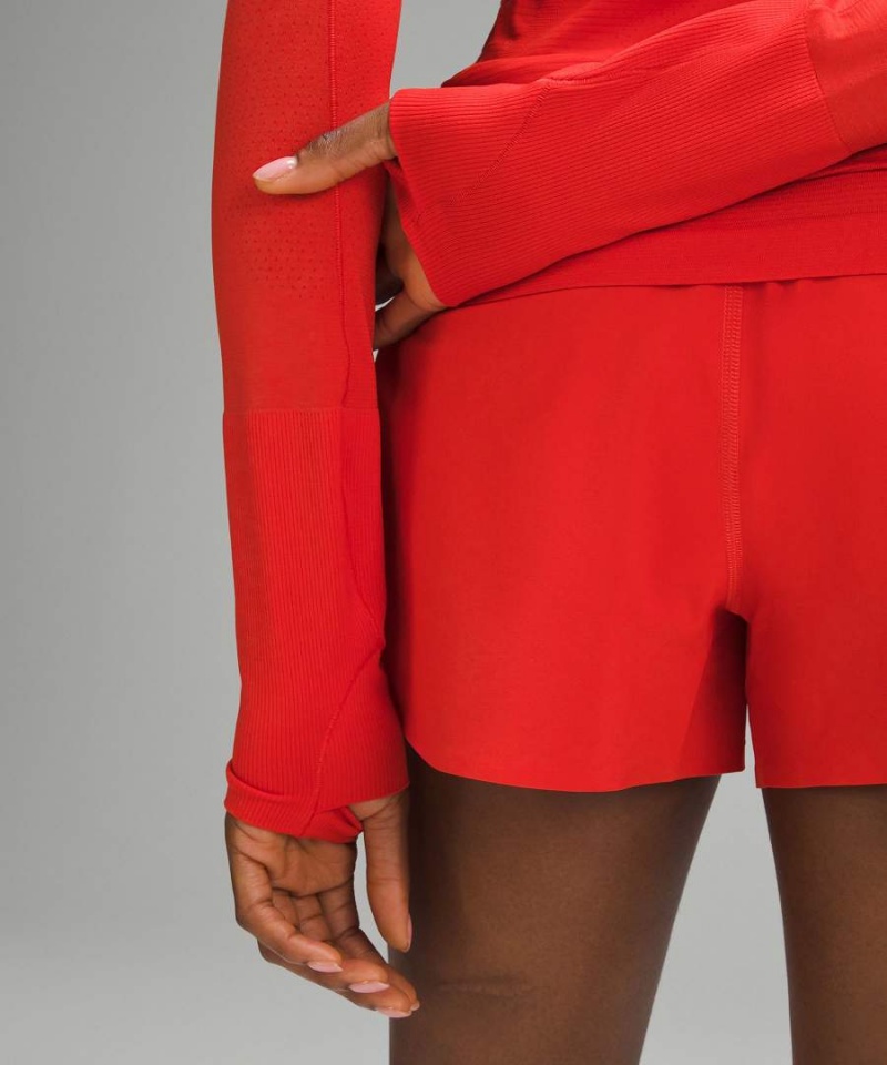 Camisa Manga Larga Lululemon Swiftly Tech 2.0 Mujer Rojas Chile | 058VGBNMX
