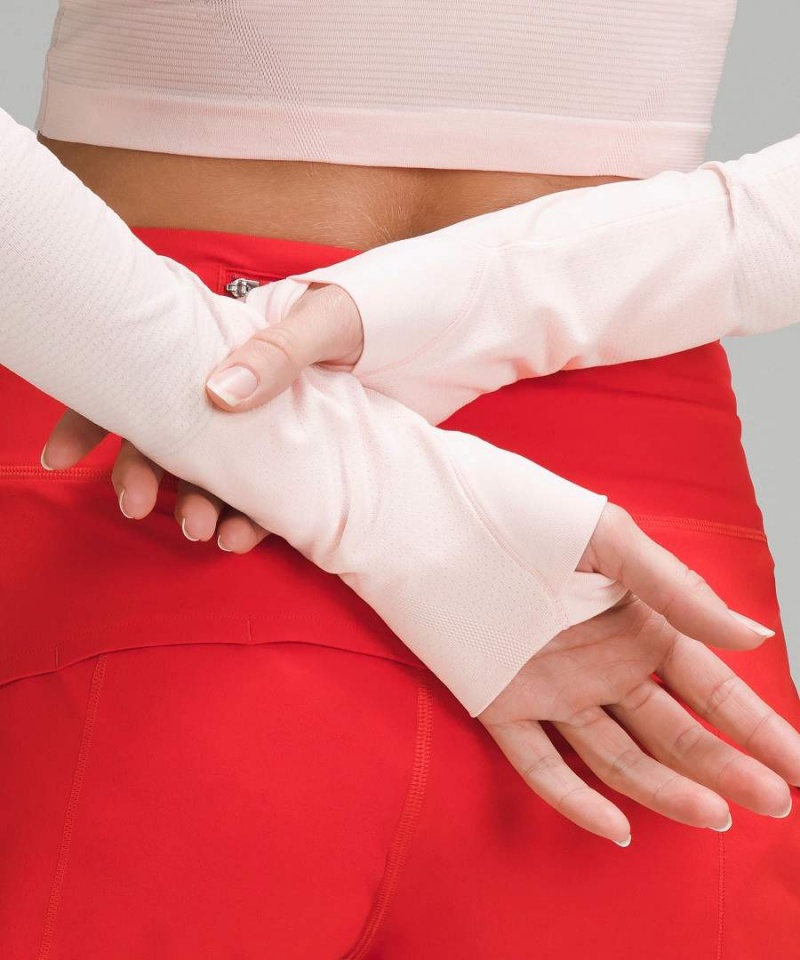 Camisa Manga Larga Lululemon Swiftly Tech Cropped 2.0 Mujer Rojas Claro Chile | 095NRFPWD