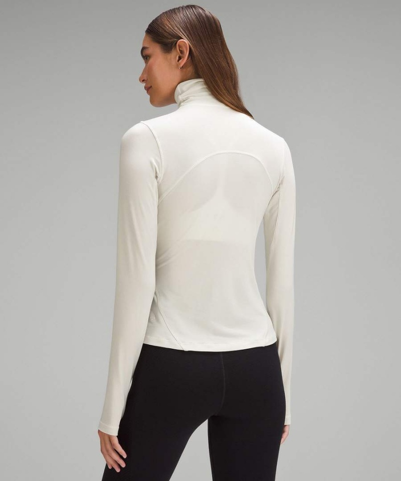 Camisa Manga Larga Lululemon Turtleneck Base Layer Mujer Beige Chile | 428PWVESM