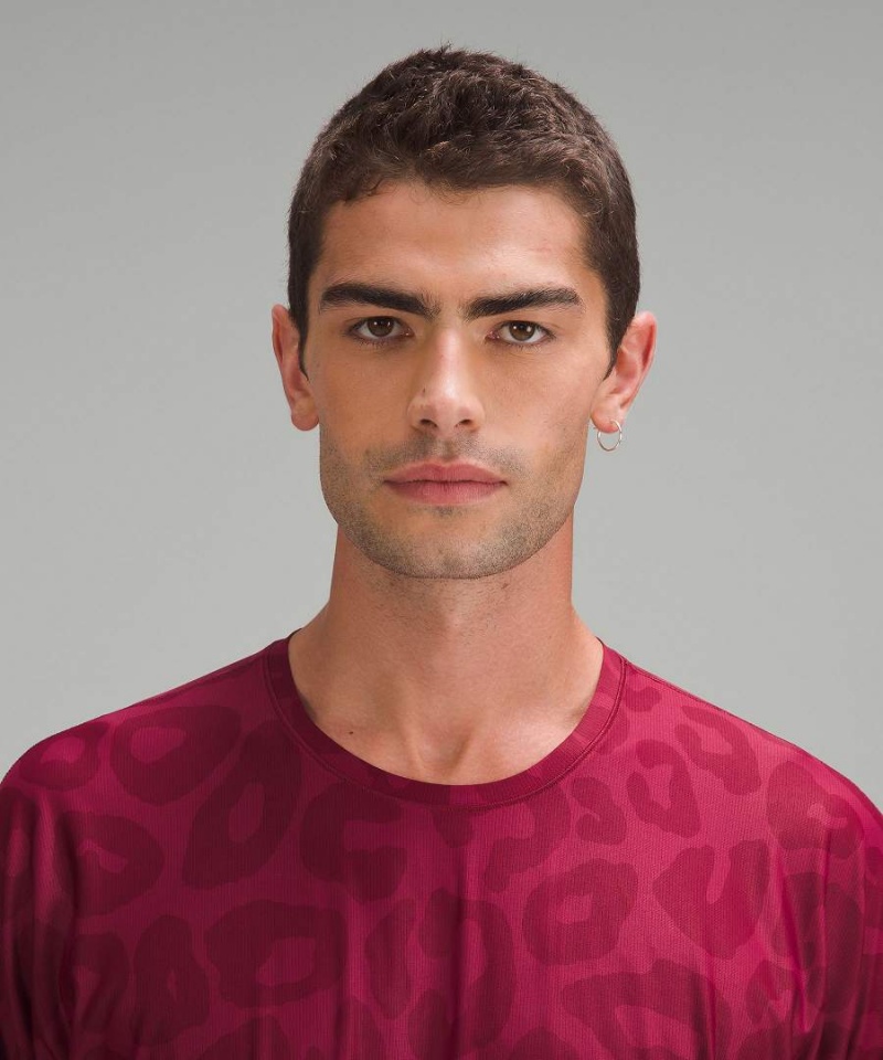 Camisa Manga Larga Lululemon lab Quick-Dry 3/4 Sleeve Entrenamiento Hombre Burdeos Multicolor Chile | 569UPLJBQ