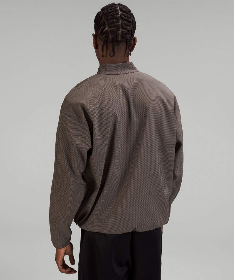 Camisa Manga Larga Lululemon lab Woven Long-Sleeve Henley Hombre Negras Chile | 291CRKOXB