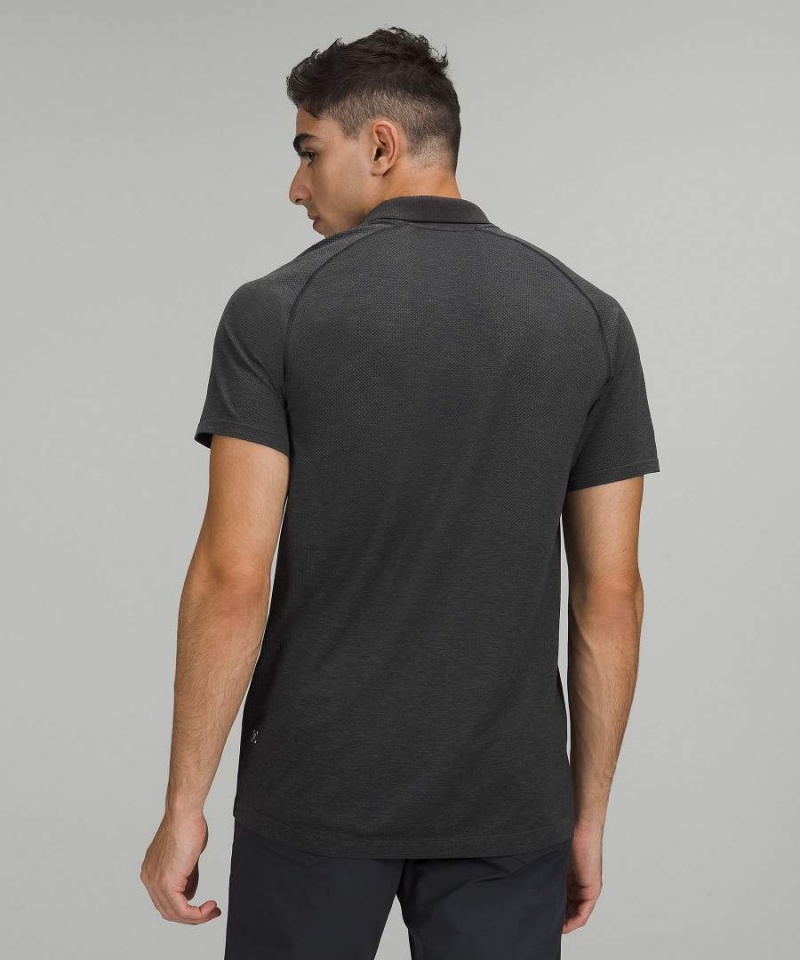 Camisa Polo Lululemon Metal Vent Tech 2.0 Hombre Negras Negras Chile | 091HAROKB