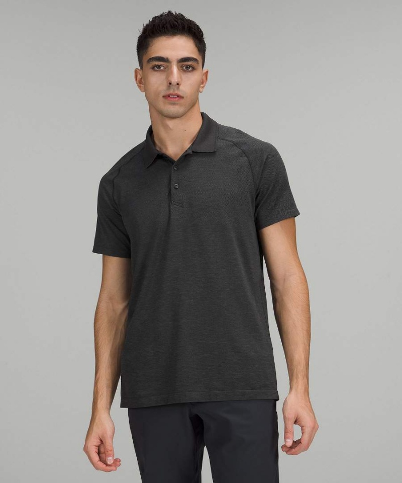 Camisa Polo Lululemon Metal Vent Tech 2.0 Hombre Negras Negras Chile | 091HAROKB