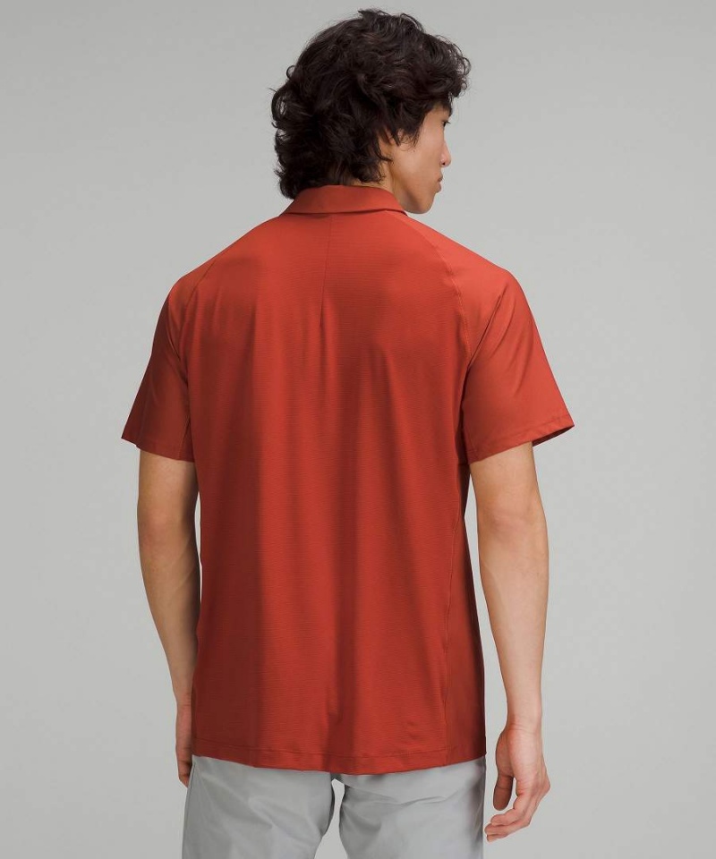 Camisa Polo Lululemon Stretch Golf Hombre Naranjas Chile | 201LZMBTY