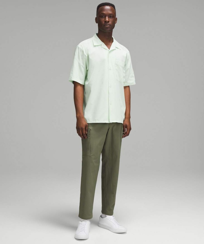 Camisas Lululemon Airing Easy Camp Collar Hombre Verde Chile | 649VBEGWY