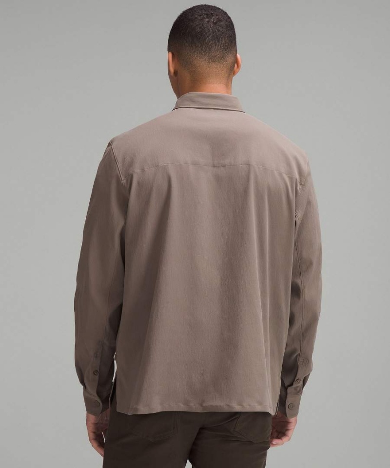 Camisas Lululemon Relaxed-Fit Long-Sleeve Button-Up Hombre Gris Chile | 190AZITJR