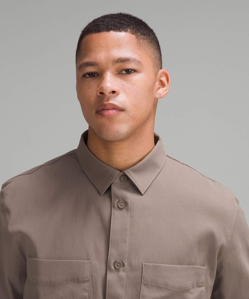 Camisas Lululemon Relaxed-Fit Long-Sleeve Button-Up Hombre Gris Chile | 190AZITJR