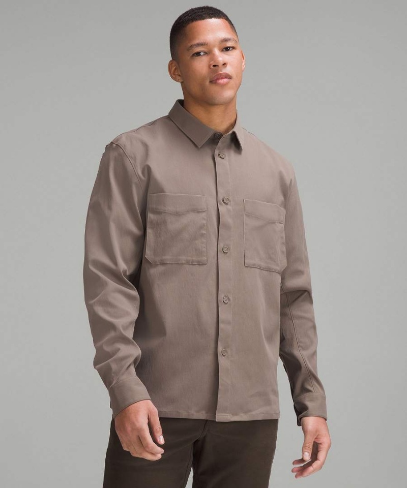 Camisas Lululemon Relaxed-Fit Long-Sleeve Button-Up Hombre Gris Chile | 190AZITJR