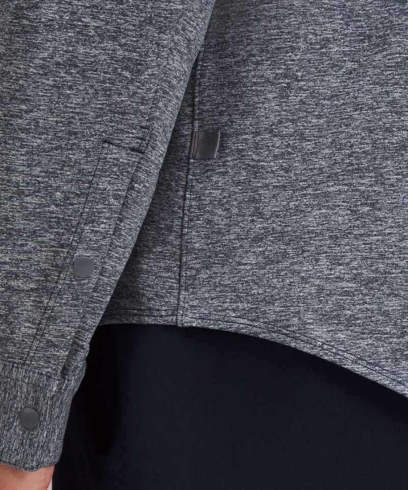 Camisas Lululemon Rulu Button-Up Hombre Azul Marino Chile | 056OUCFSD