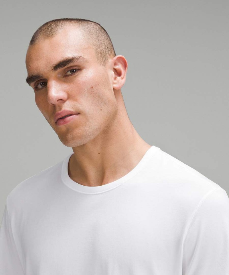 Camiseta Lululemon 5 Year Basic 2 Pack Hombre Blancas Blancas Chile | 907VNIJEQ