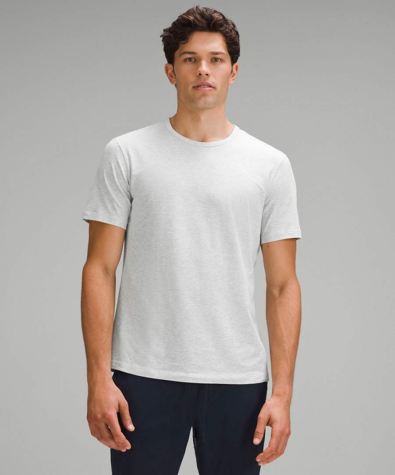 Camiseta Lululemon 5 Year Basic 5 Pack Hombre Negras Blancas Azules Beige Chile | 973DBXLGV