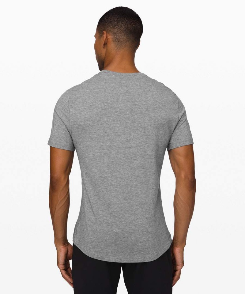 Camiseta Lululemon 5 Year Basic Hombre Gris Chile | 495CPEDTA