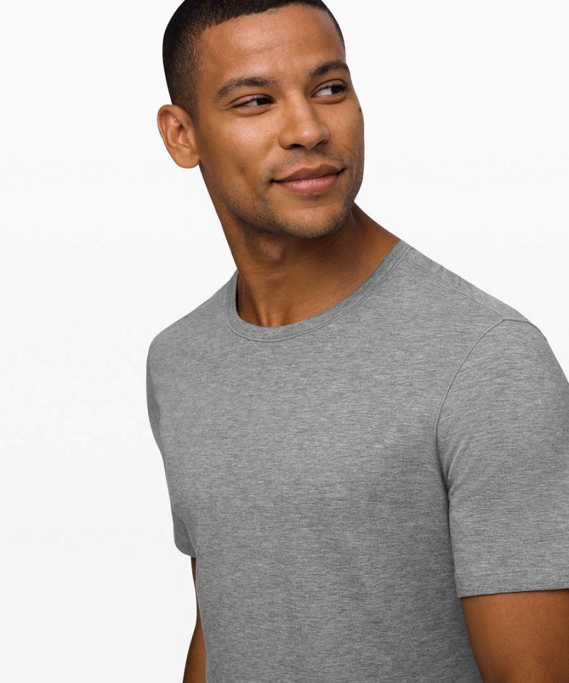 Camiseta Lululemon 5 Year Basic Hombre Gris Chile | 495CPEDTA