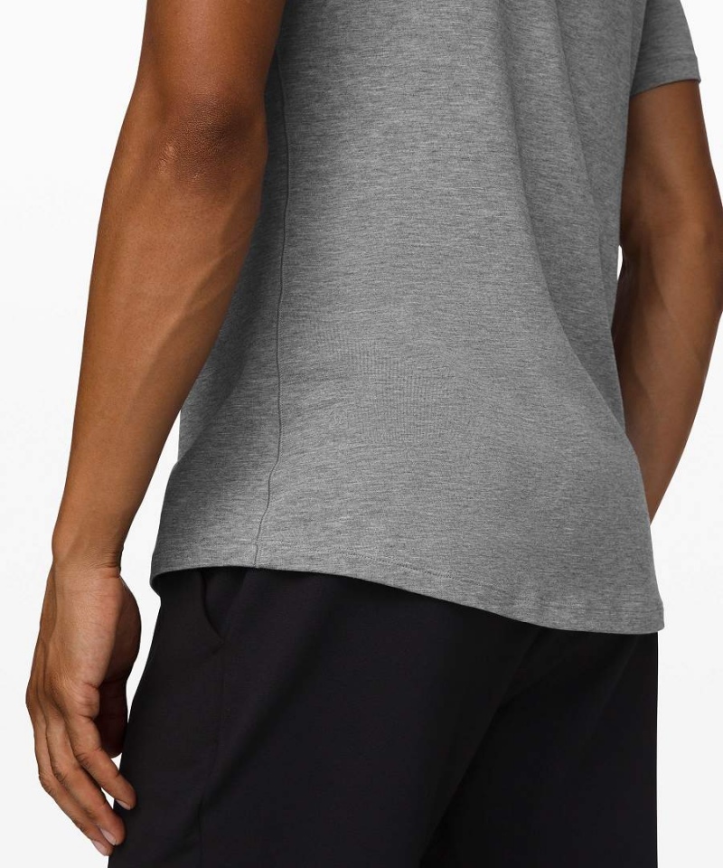 Camiseta Lululemon 5 Year Basic Hombre Gris Chile | 495CPEDTA