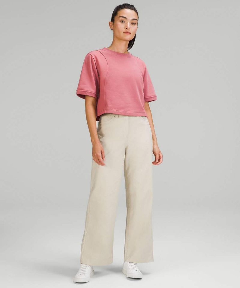 Camiseta Lululemon Algodon French Terry + Swift Mujer Rosas Chile | 238VIGWJX