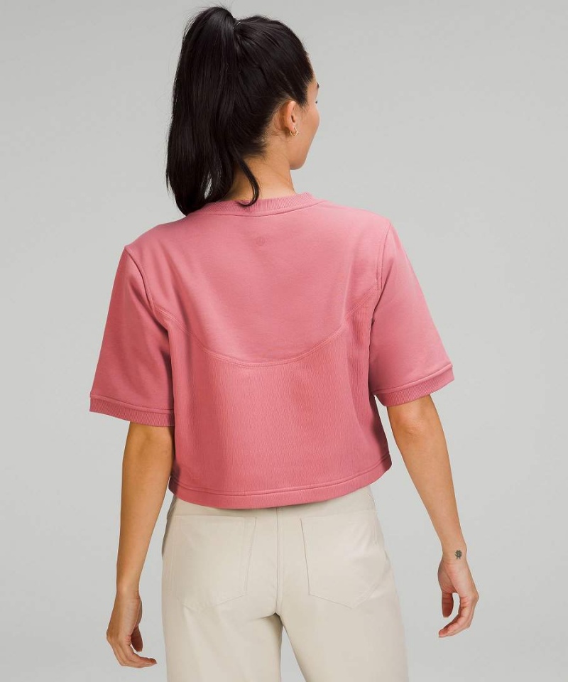Camiseta Lululemon Algodon French Terry + Swift Mujer Rosas Chile | 238VIGWJX