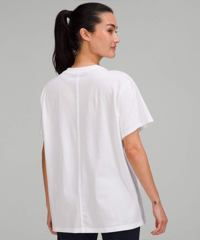 Camiseta Lululemon All Yours Algodon Atlanta Mujer Negras Chile | 538LABHJS