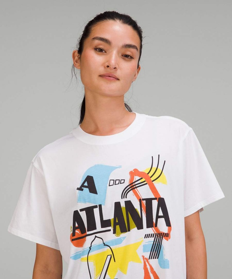 Camiseta Lululemon All Yours Algodon Atlanta Mujer Negras Chile | 538LABHJS