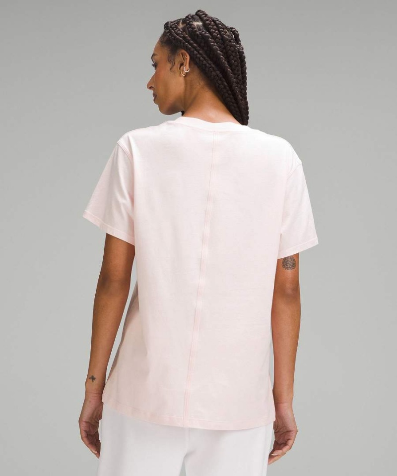 Camiseta Lululemon All Yours Algodon Mujer Rojas Claro Chile | 735HSBWXV
