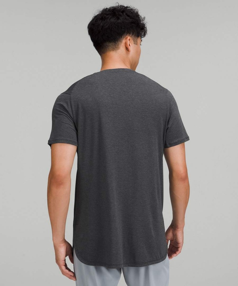Camiseta Lululemon Balancer Corta-Sleeve Hombre Negras Chile | 043LORTIH