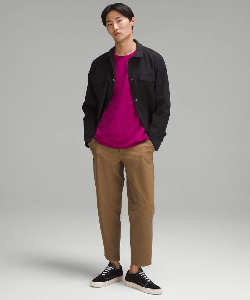 Camiseta Lululemon Fundamental Hombre Moradas Chile | 530UOQCTF
