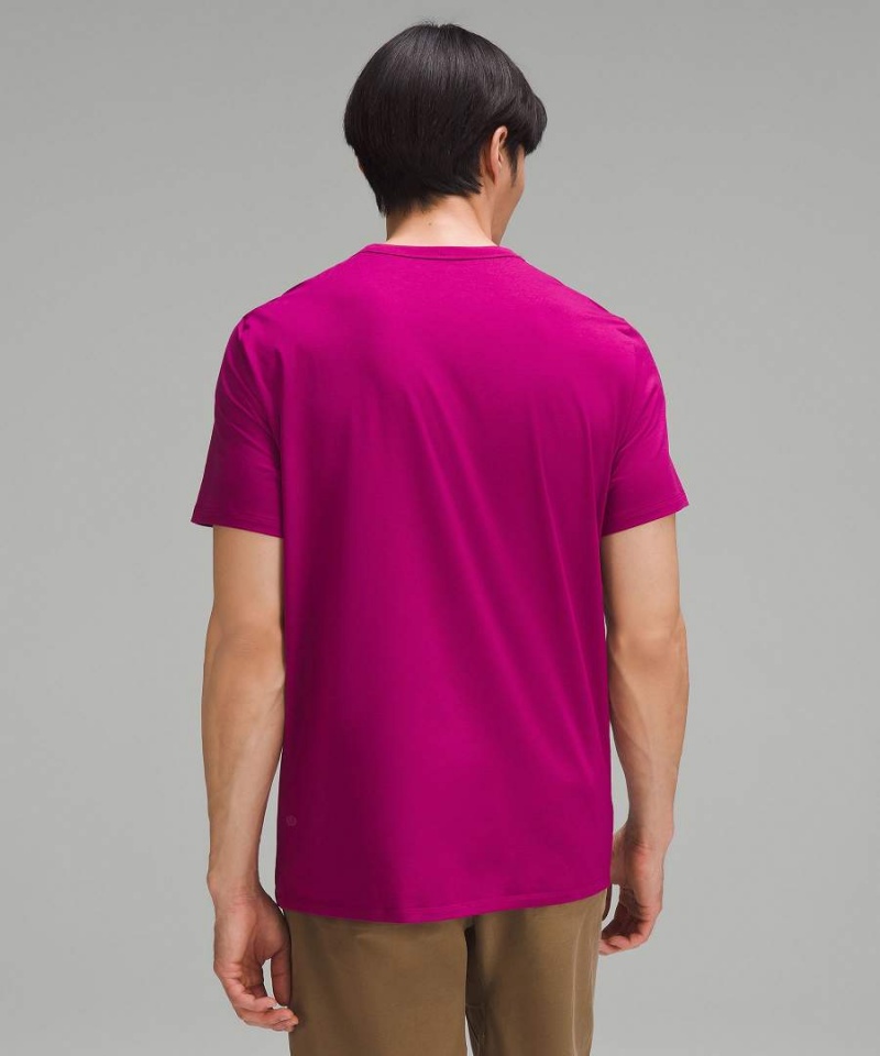 Camiseta Lululemon Fundamental Hombre Moradas Chile | 530UOQCTF