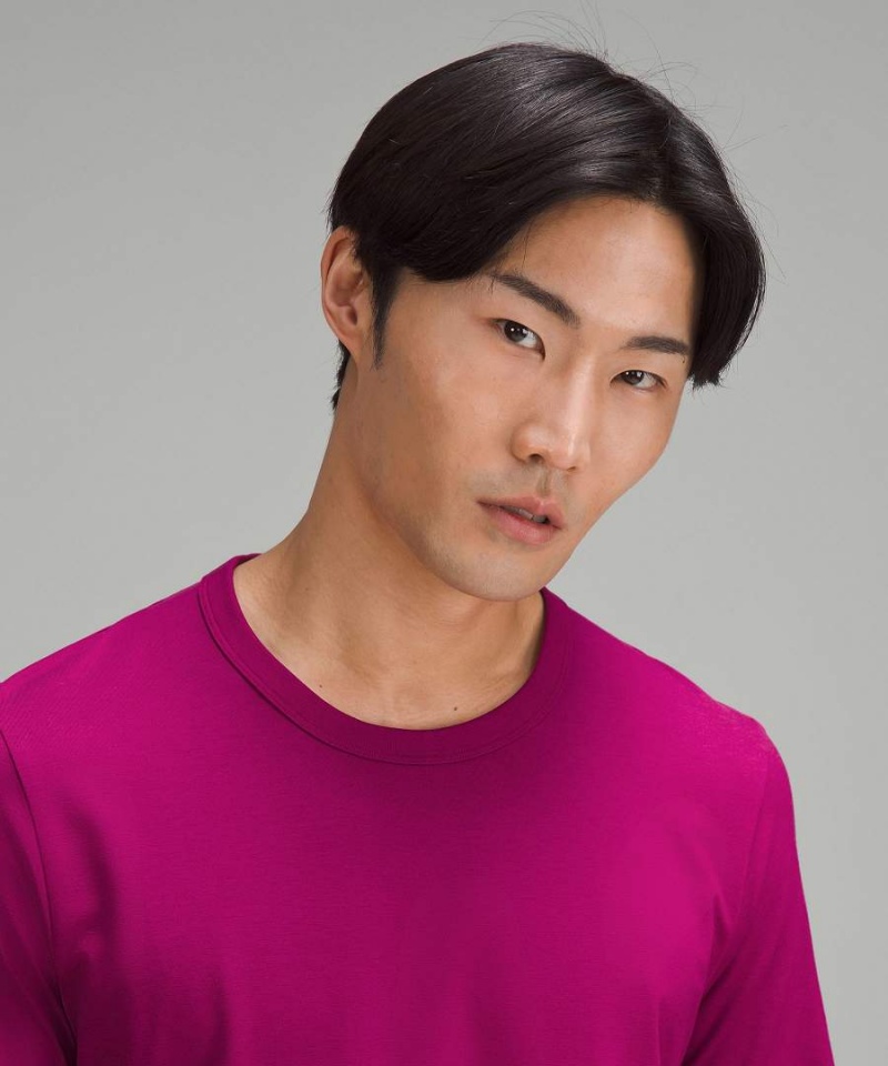 Camiseta Lululemon Fundamental Hombre Moradas Chile | 530UOQCTF
