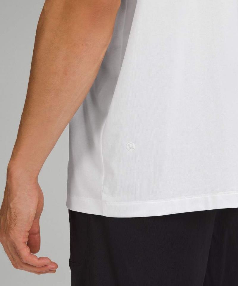 Camiseta Lululemon Fundamental Oversized Pocket Hombre Blancas Chile | 571WQBKMX