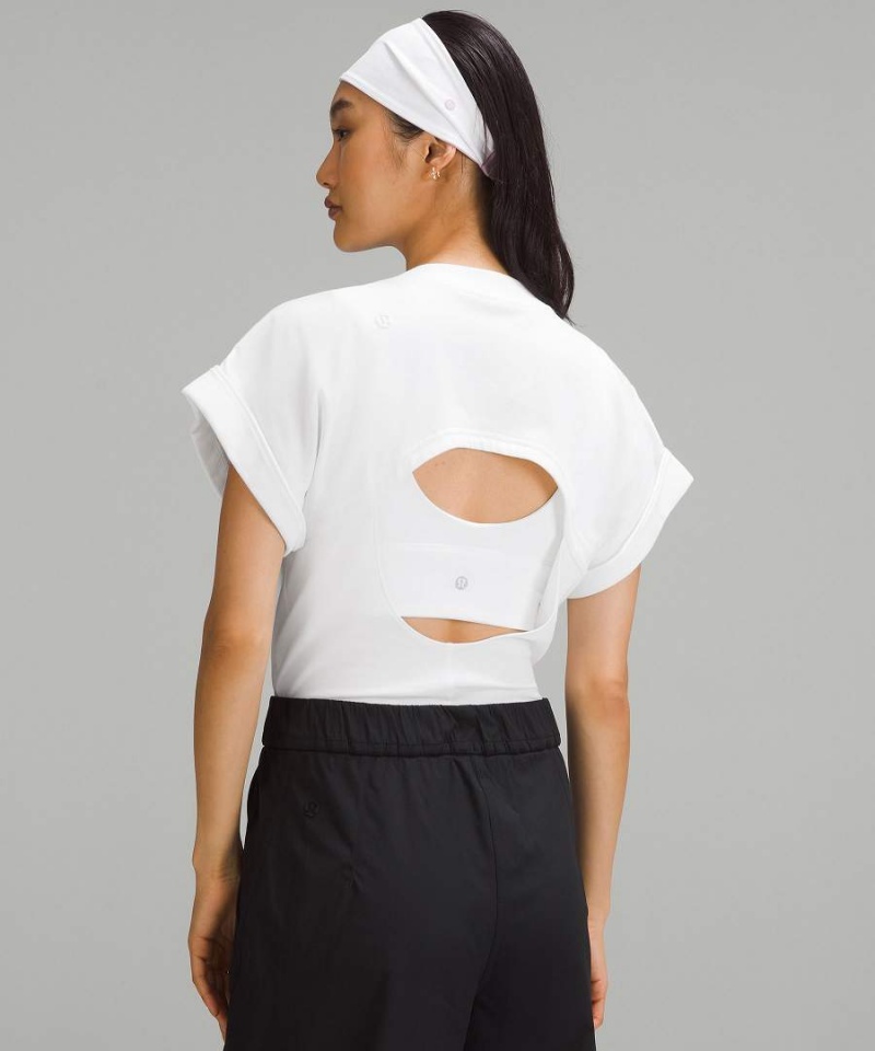 Camiseta Lululemon Heavyweight Algodon Bodysuit Mujer Blancas Chile | 341NTZKWQ
