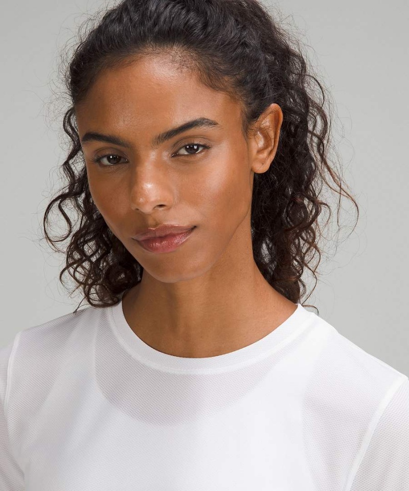 Camiseta Lululemon High-Neck Correr and Entrenamiento Mujer Negras Chile | 108LWZGAU