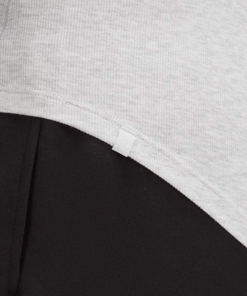 Camiseta Lululemon Hold Tight Corta-Sleeve Mujer Gris Claro Chile | 521DQNKOB
