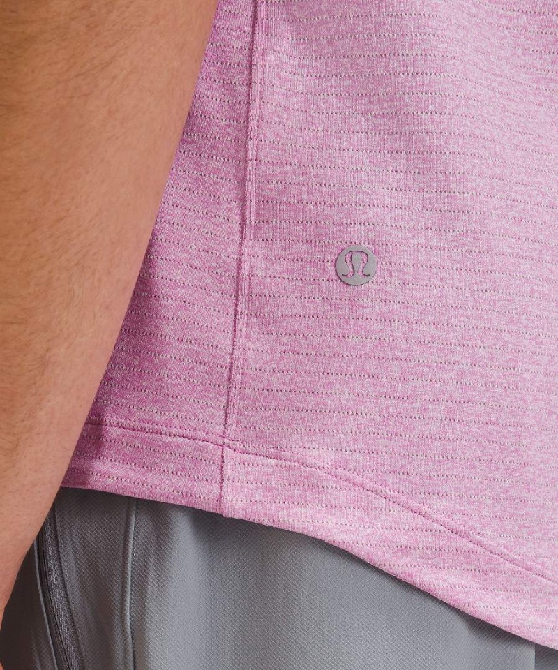 Camiseta Lululemon License to Train Corta-Sleeve Hombre Moradas Chile | 963DGCPMB