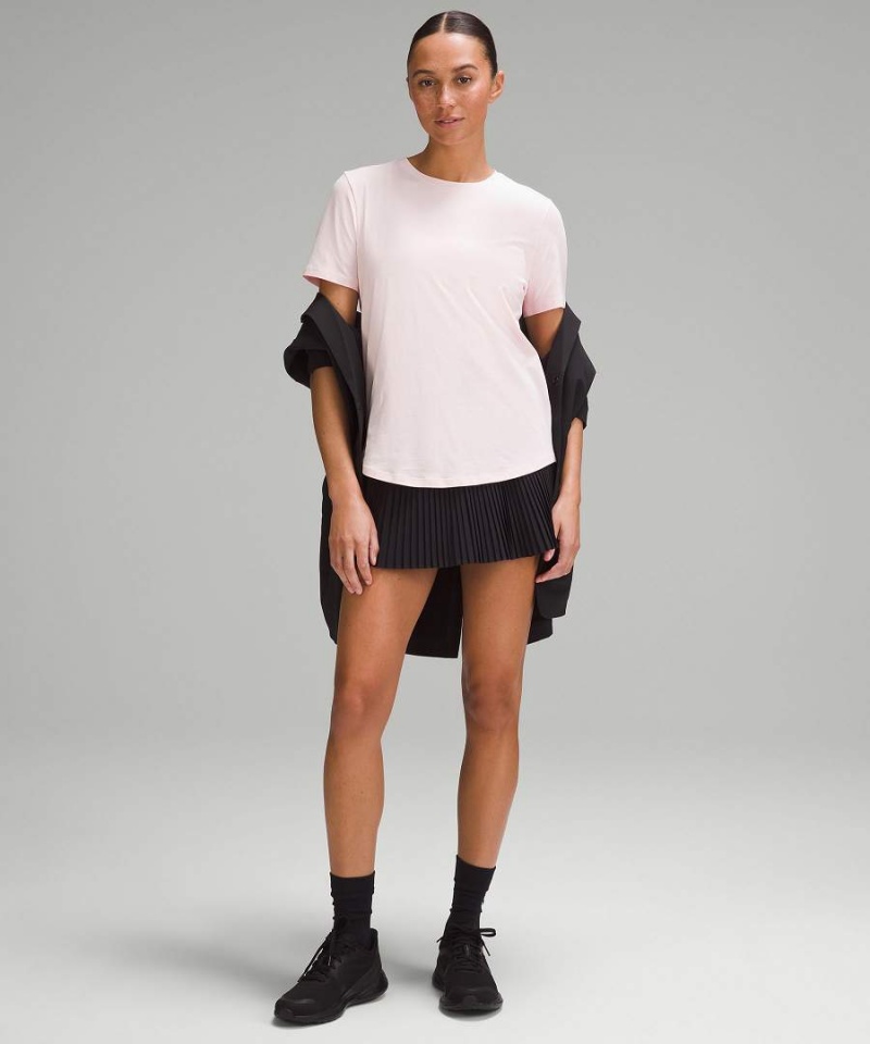 Camiseta Lululemon Love Curved-Hem Crewneck Mujer Rojas Claro Chile | 632LZPCNX