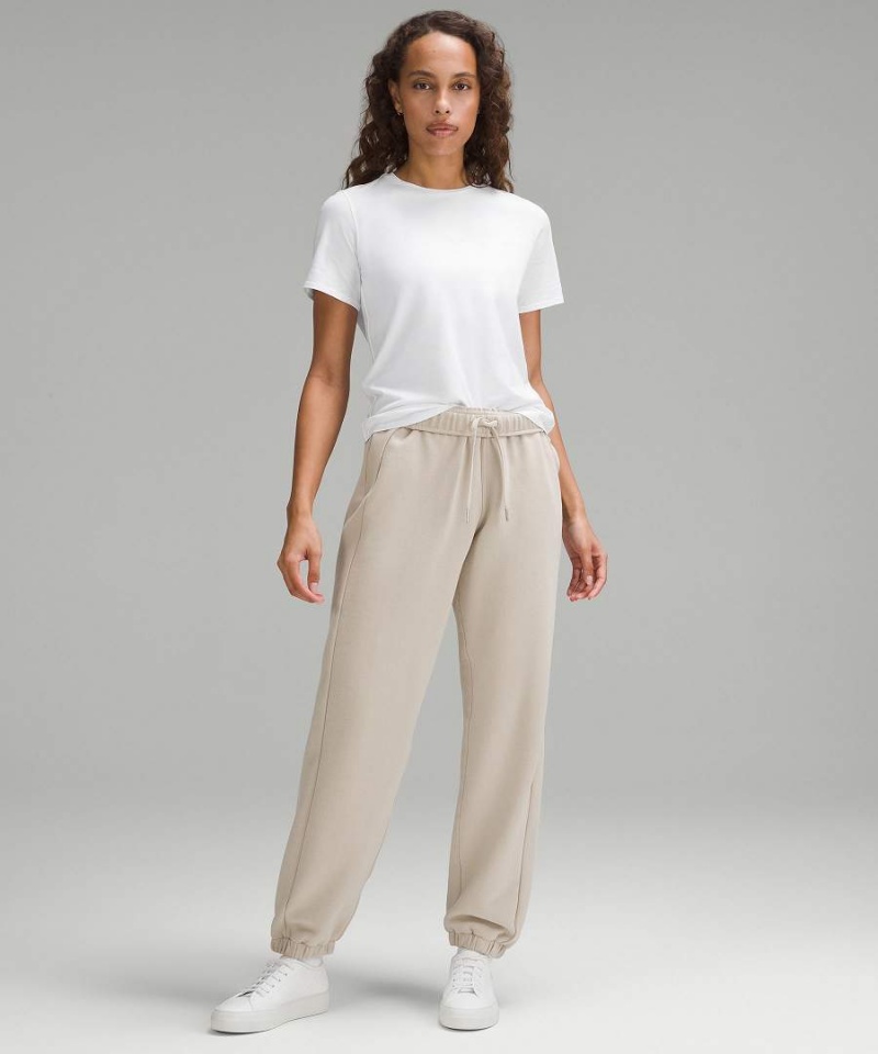 Camiseta Lululemon Love Organic Algodon Directo-Hem Crewneck Mujer Blancas Chile | 972QXGUSM