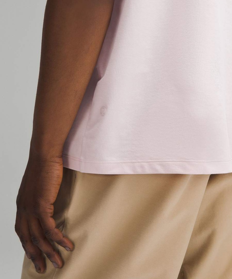 Camiseta Lululemon Pique Oversized Hombre Rosas Chile | 682EIUNYA