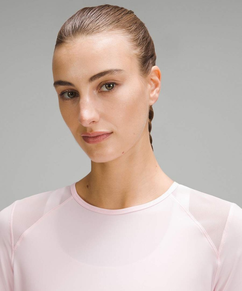 Camiseta Lululemon Sculpt Corta-Sleeve Mujer Rojas Claro Chile | 267ARSNOM