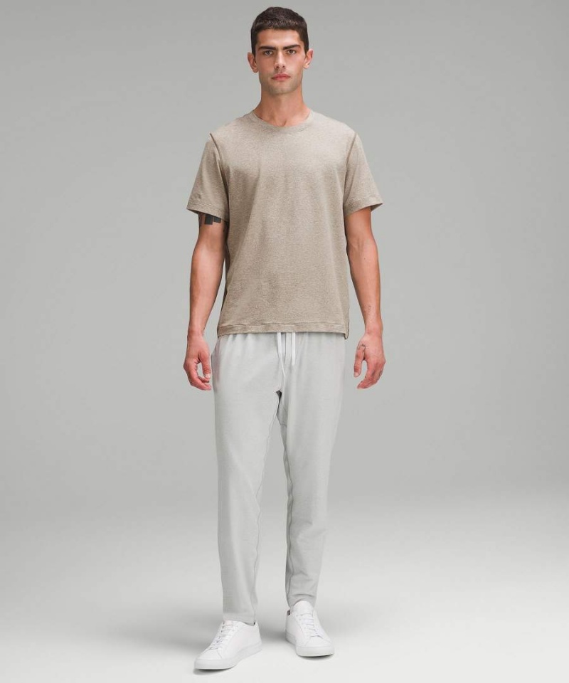 Camiseta Lululemon Soft Jersey Corta-Sleeve Hombre Beige Chile | 259SETBYQ