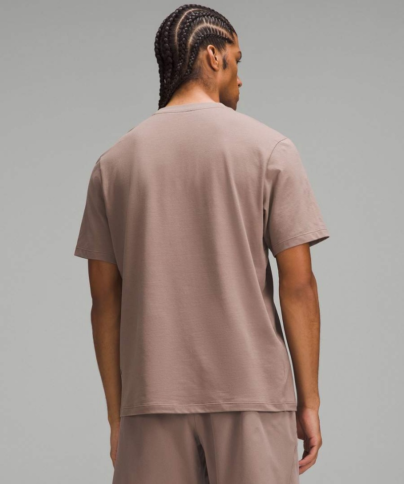 Camiseta Lululemon Zeroed In Corta-Sleeve Hombre Kaki Chile | 937ADMHWP