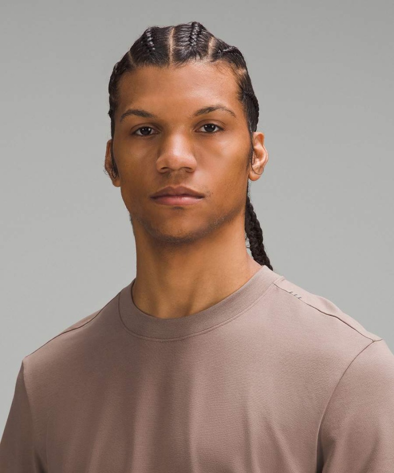 Camiseta Lululemon Zeroed In Corta-Sleeve Hombre Kaki Chile | 937ADMHWP