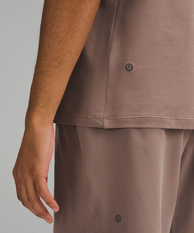 Camiseta Lululemon Zeroed In Corta-Sleeve Hombre Kaki Chile | 937ADMHWP