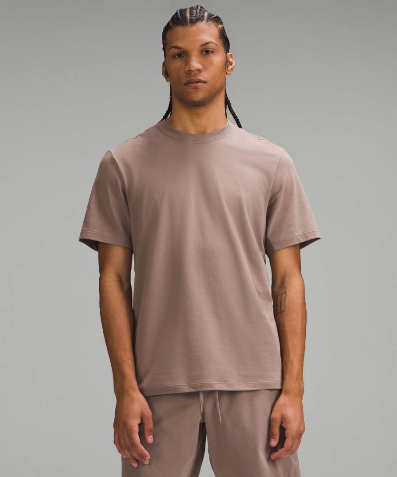 Camiseta Lululemon Zeroed In Corta-Sleeve Hombre Kaki Chile | 937ADMHWP