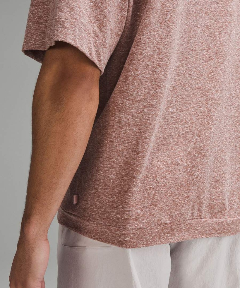 Camiseta Lululemon lab Algodon-Blend Estampadas Hombre Rosas Chile | 768JNVQIC