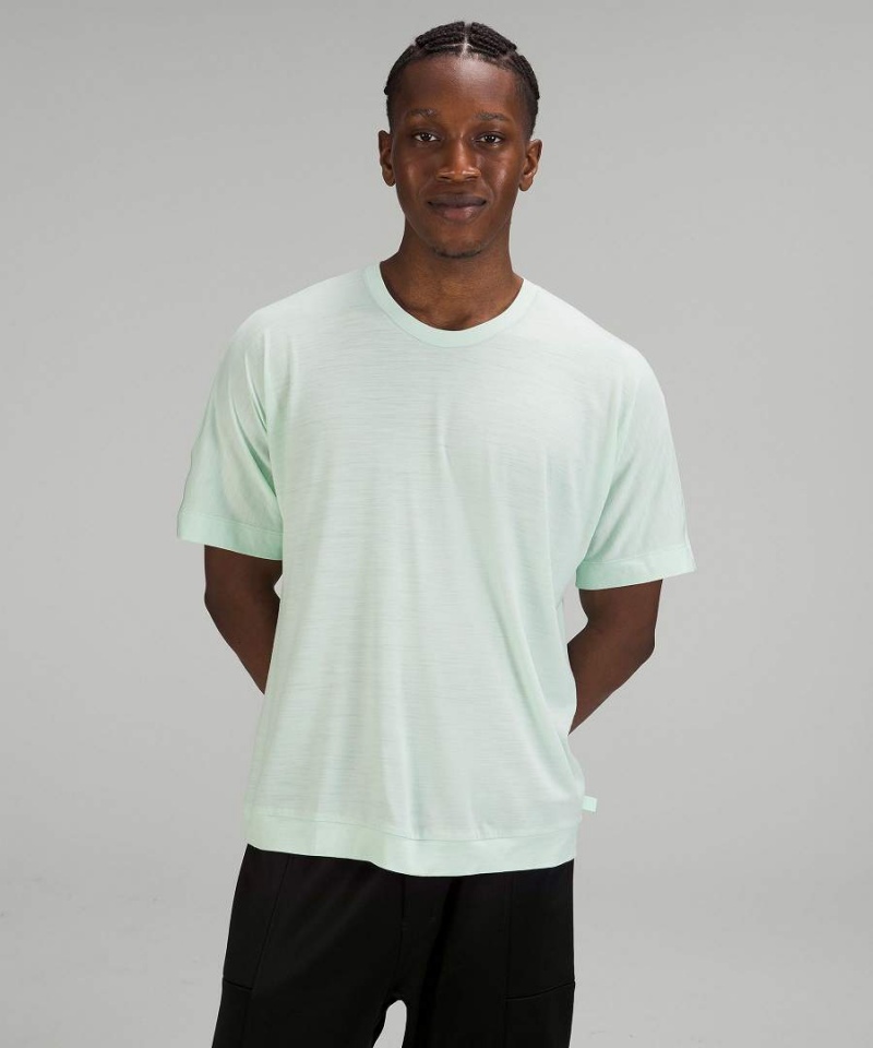 Camiseta Lululemon lab Merino Lana-Blend Hombre Verde Chile | 081SHGYLE