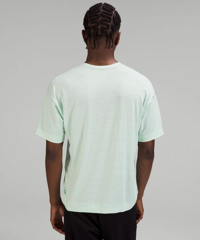 Camiseta Lululemon lab Merino Lana-Blend Hombre Verde Chile | 081SHGYLE
