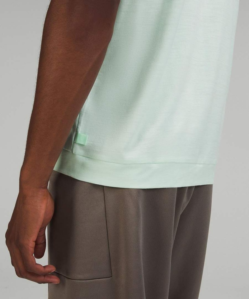 Camiseta Lululemon lab Merino Lana-Blend Hombre Verde Chile | 081SHGYLE